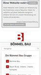 Mobile Screenshot of boemmelbau.de